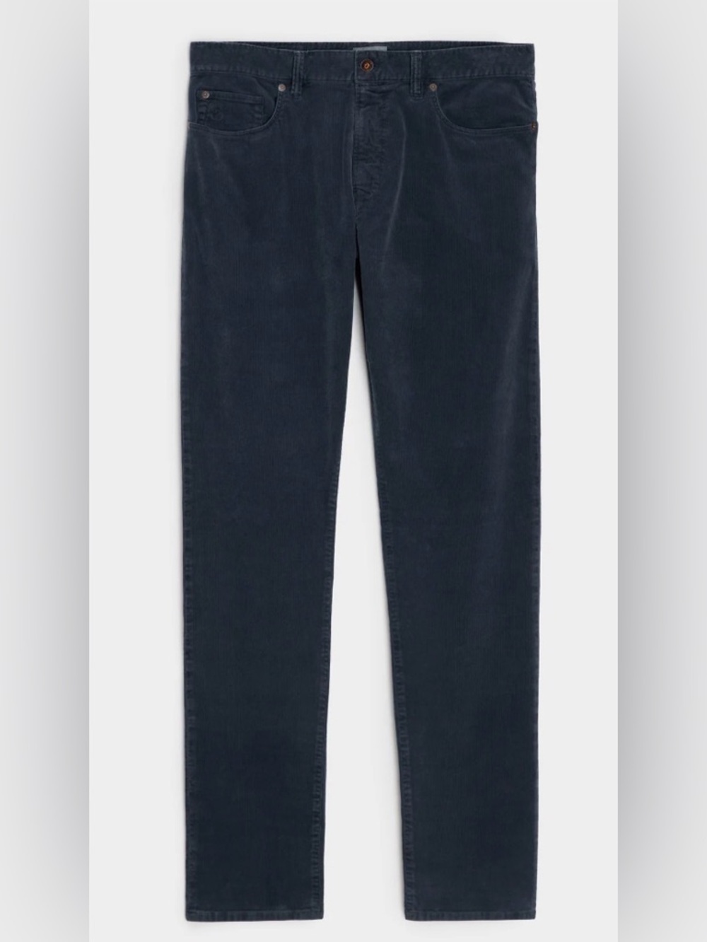 Tom Snyder Slim 5-Pocket Corduroy Pant Navy 32x34